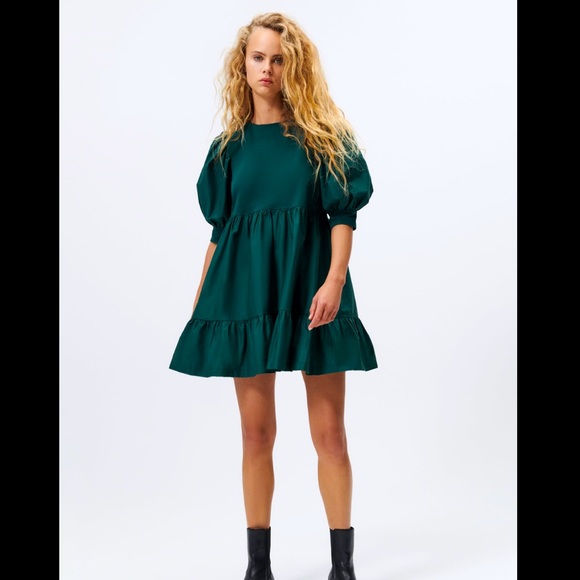 Zara Dresses & Skirts - Combination Ruched Dress
